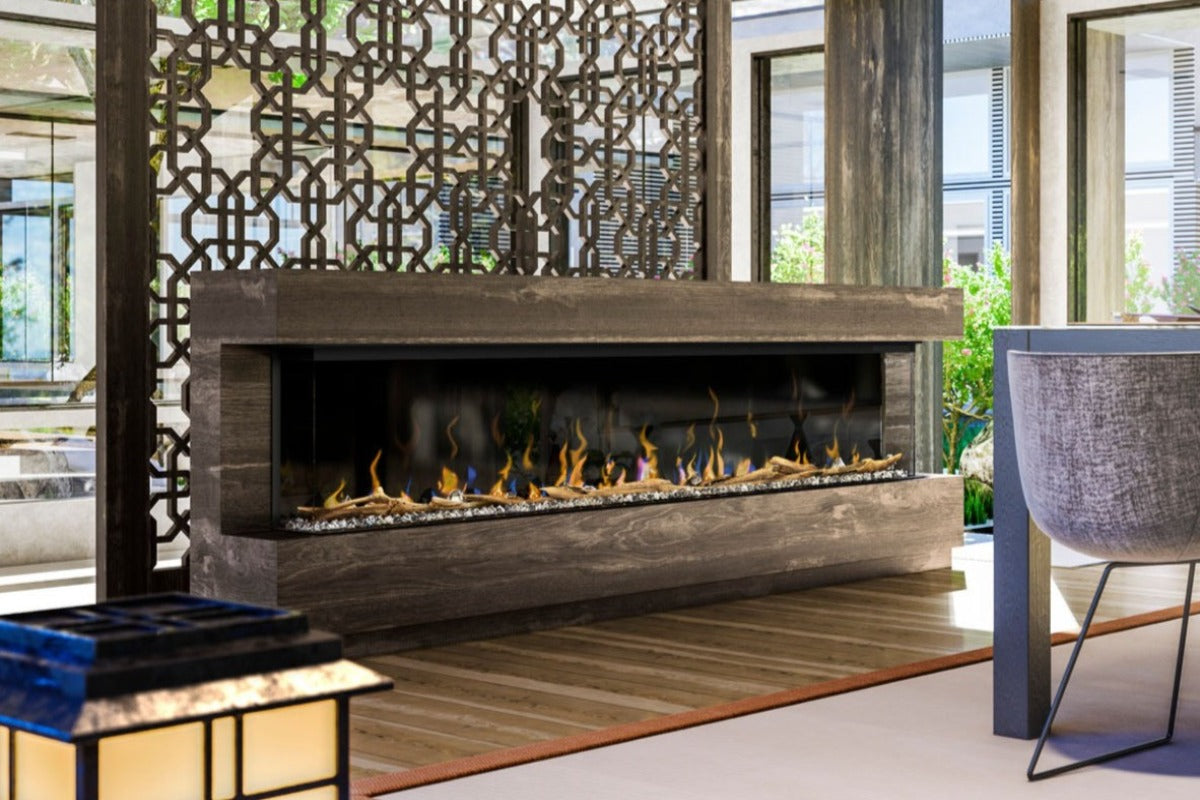 Dimplex IgniteXL Bold 100" Smart Linear Multi-Side View Built-In Electric Fireplace