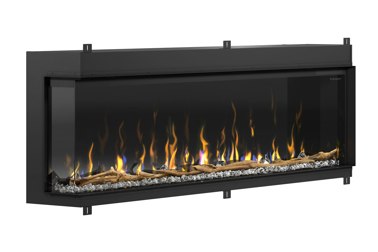 Dimplex IgniteXL Bold 74" Smart Linear Multi-Side View Built-In Electric Fireplace