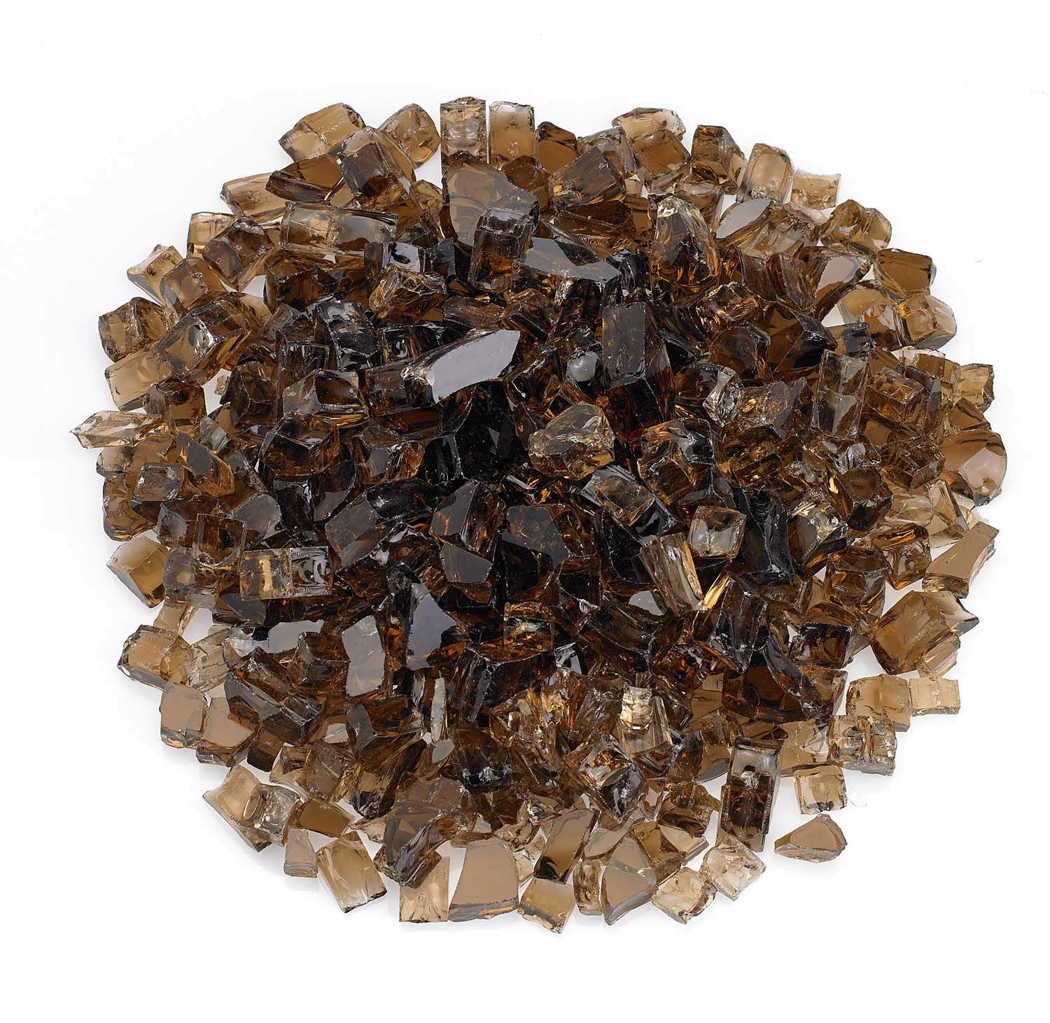 American Fire Glass 1/2-Inch Classic Fire Glass, 10-Pounds, Copper