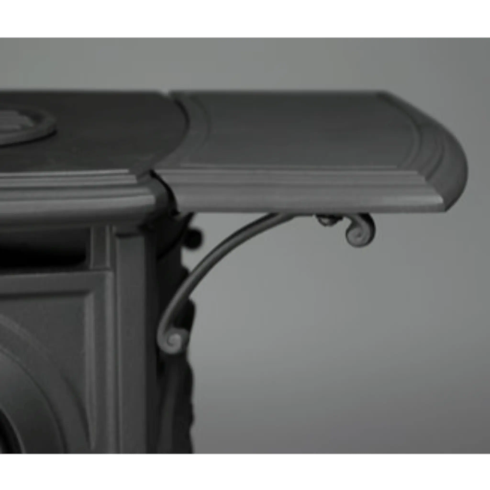 Monessen Classic Black Warming Shelf For Sundance Vent Free Gas Stove - 2702