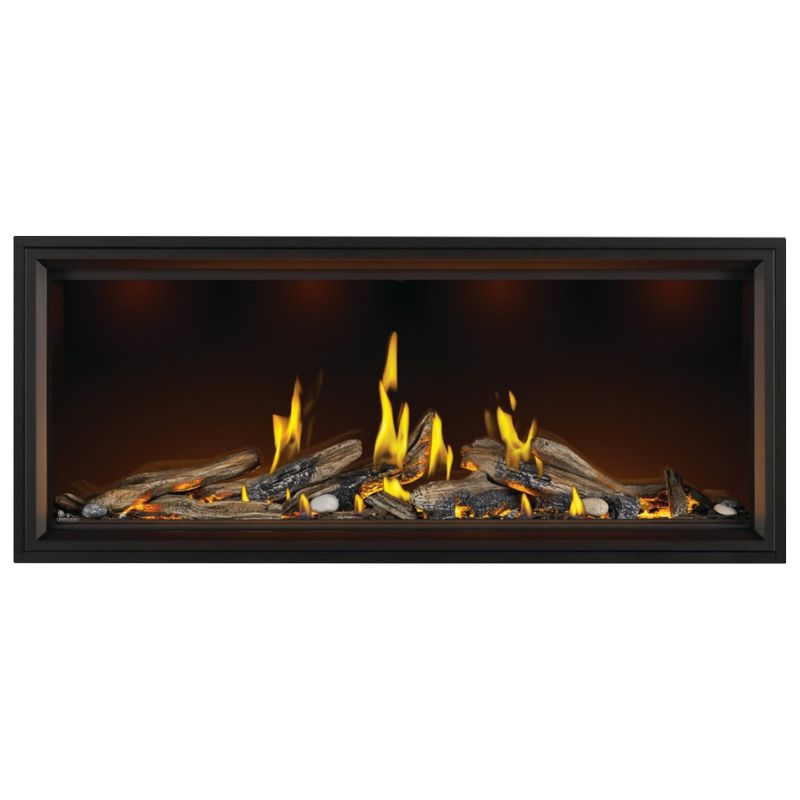Napoleon 62" Tall Vector with Luminous Logs Direct Vent Linear Gas Fireplace