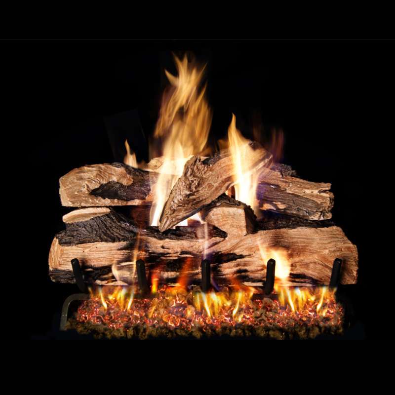 Real Fyre Split Oak Designer Plus Vented Gas Log Set