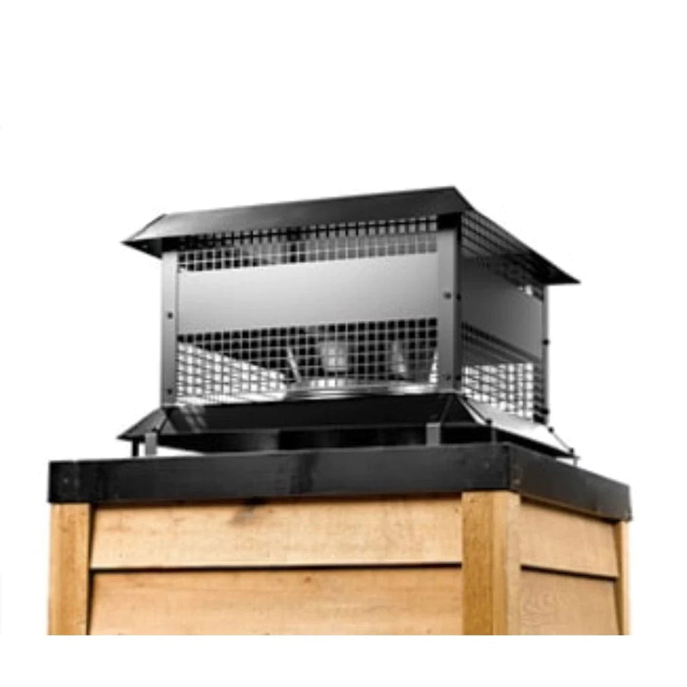 Majestic Black Square Termination Cap