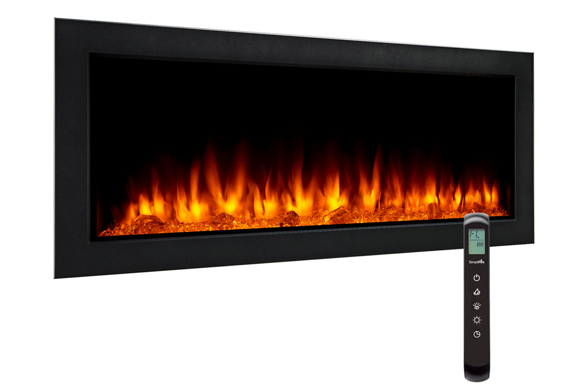 SimpliFire Forum 43" Outdoor Recessed Built-in Electric Fireplace