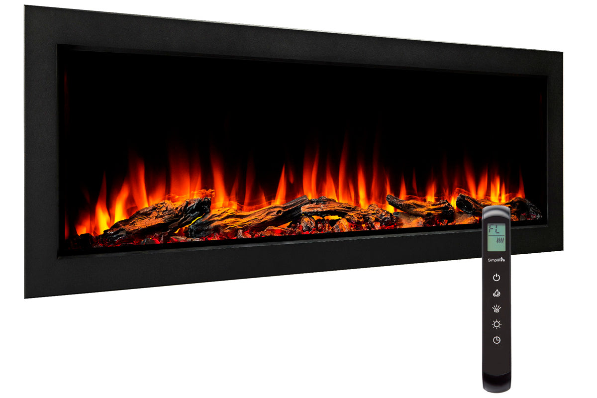 SimpliFire Forum 55" Outdoor Recessed Built-in Electric Fireplace
