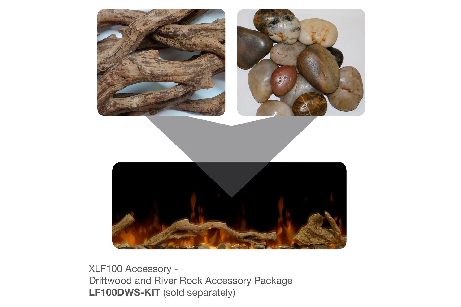 IgniteXL Dimplex 100" Linear Recessed / Built in Electric Fireplace