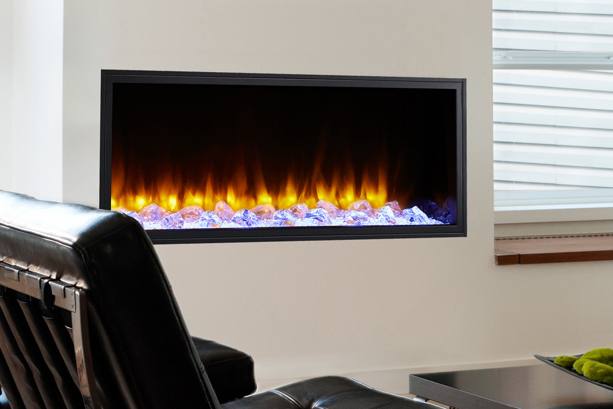 SimpliFire Scion 43" Built-In Linear Electric Fireplace