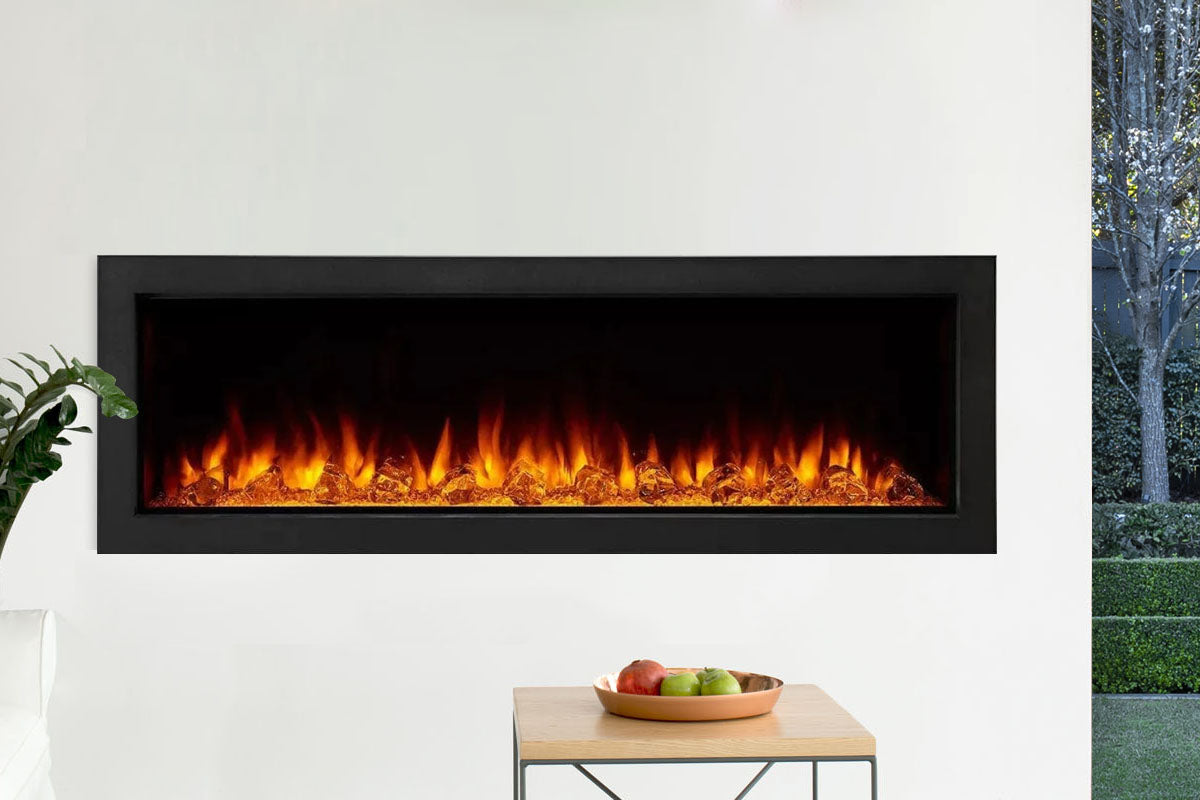 SimpliFire Forum 43" Outdoor Recessed Built-in Electric Fireplace