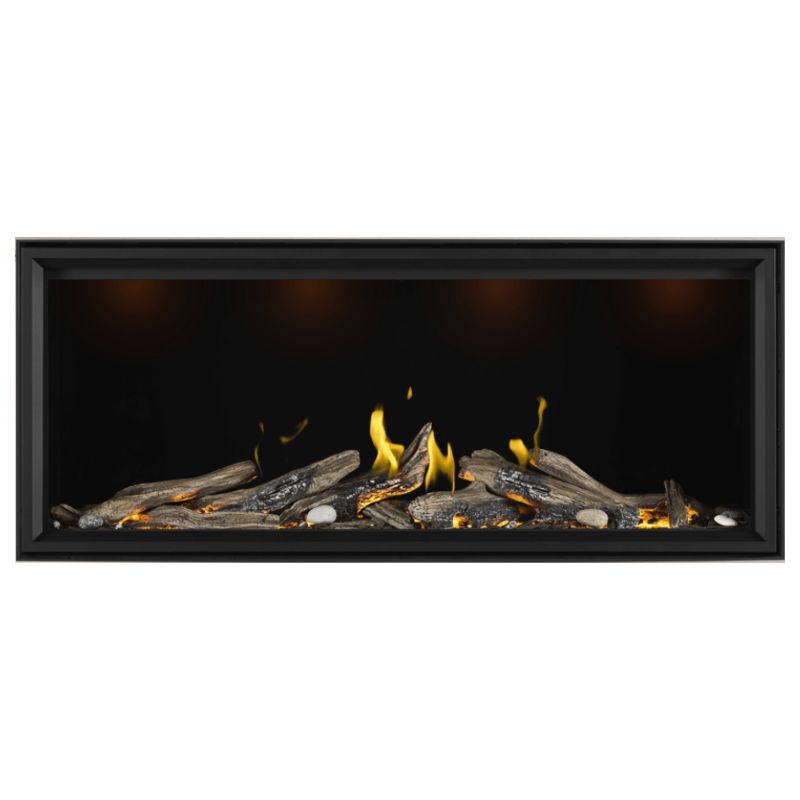 Napoleon 62" Tall Vector with Luminous Logs Direct Vent Linear Gas Fireplace
