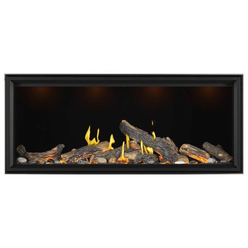 Napoleon 62" Tall Vector with Luminous Logs Direct Vent Linear Gas Fireplace