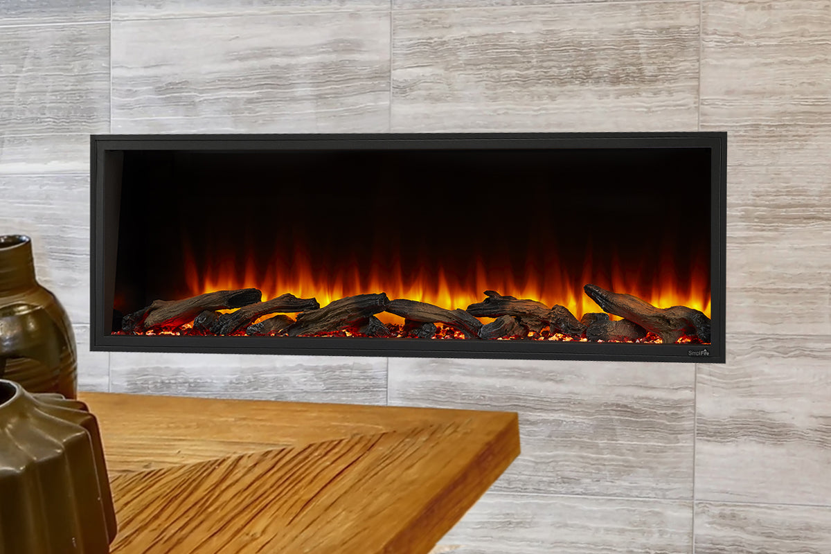 SimpliFire Scion 55" Built-In Linear Electric Fireplace