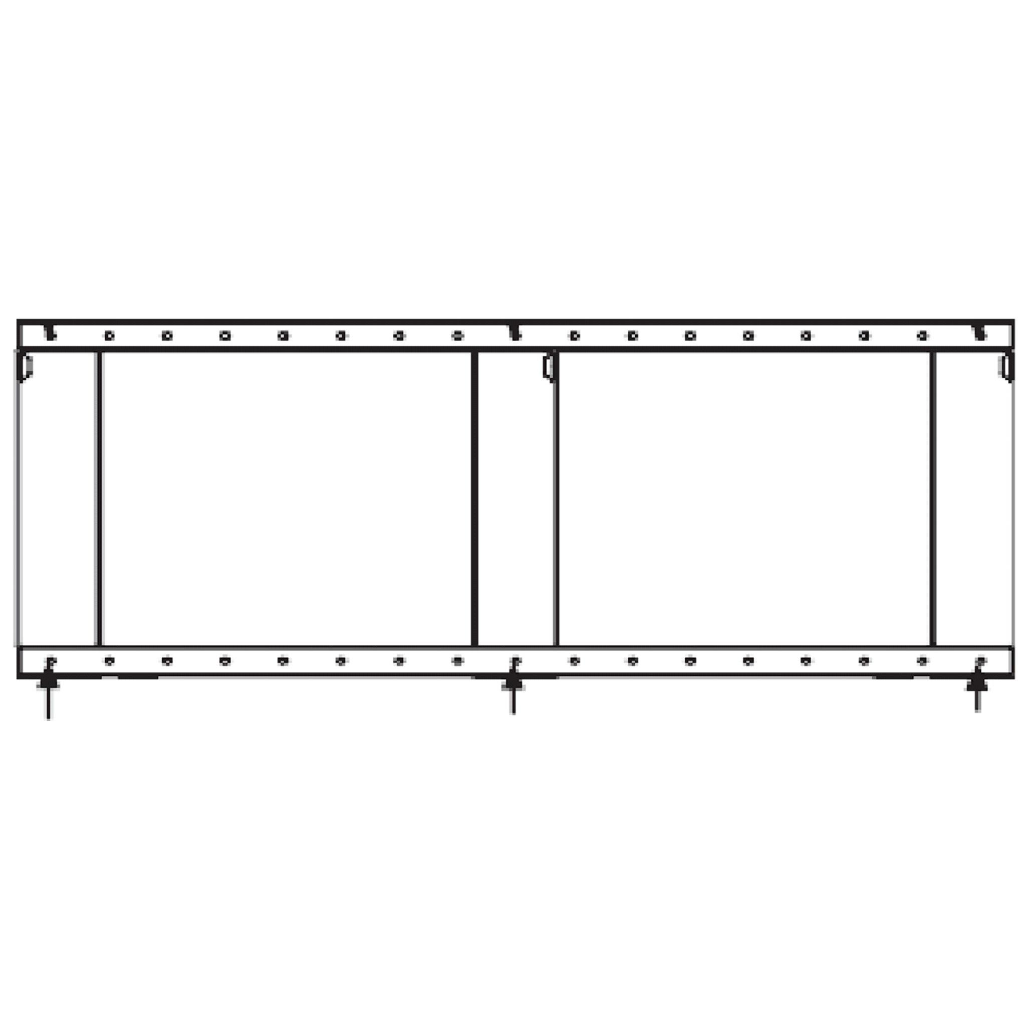 SimpliFire 48" Electric Wall Mount Kit