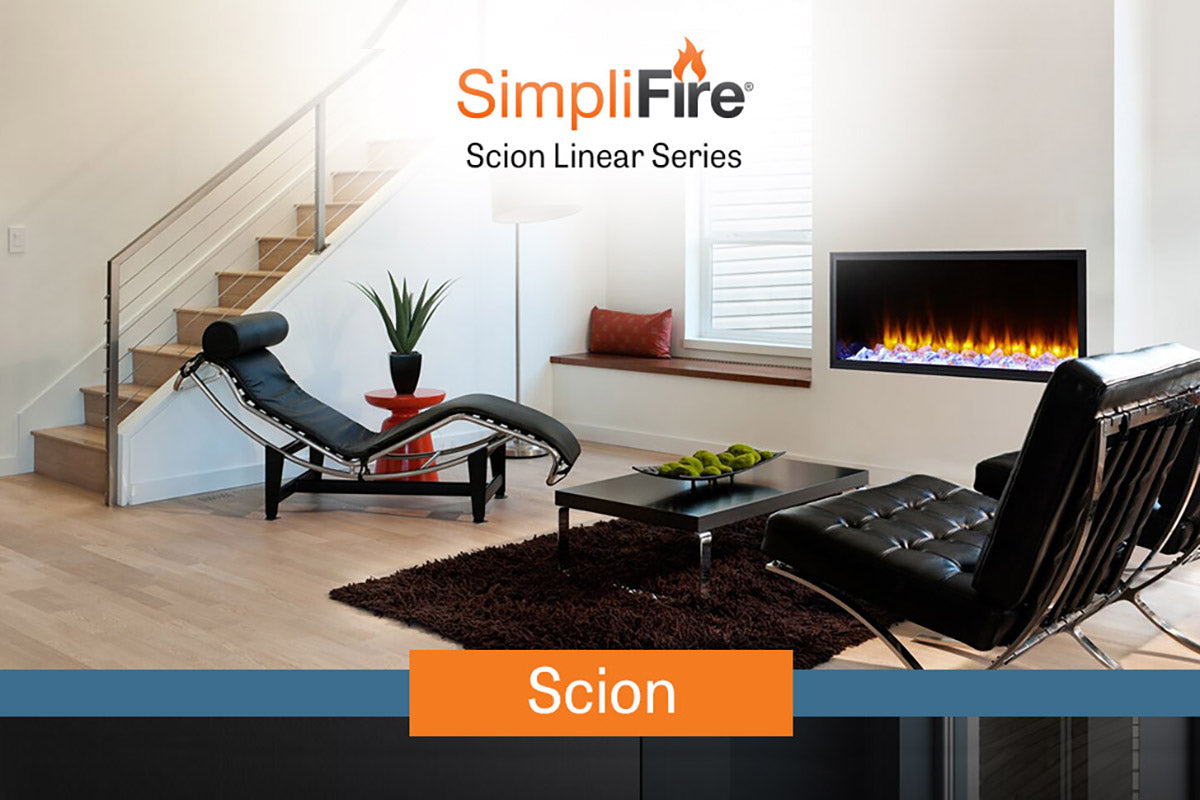 SimpliFire Scion 78'' Built-In Linear Electric Fireplace