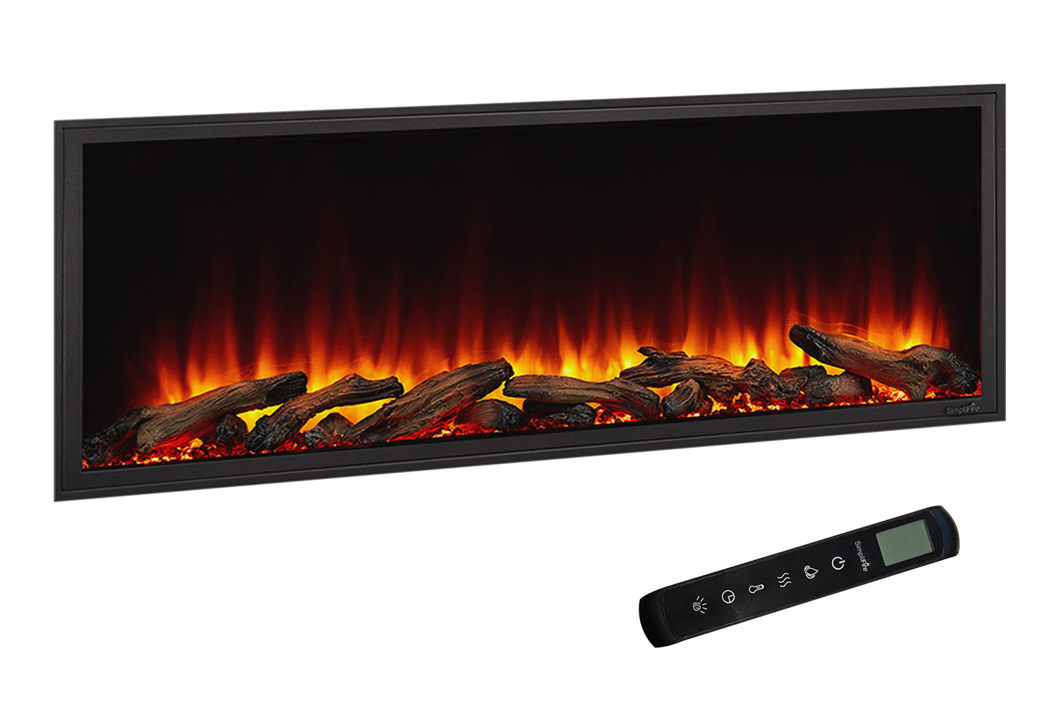 SimpliFire Scion 43" Built-In Linear Electric Fireplace