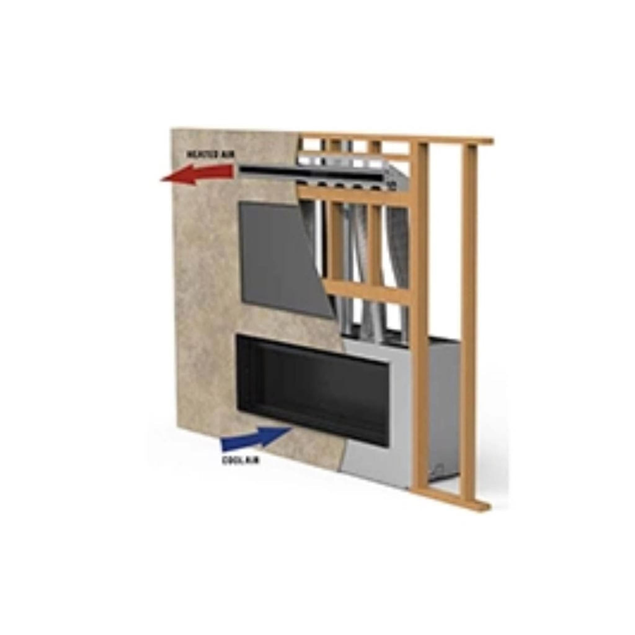 Superior HeatFlo Convection Air Circulation Kit for DRL2045 and DRL3545 Gas Fireplaces - F4454