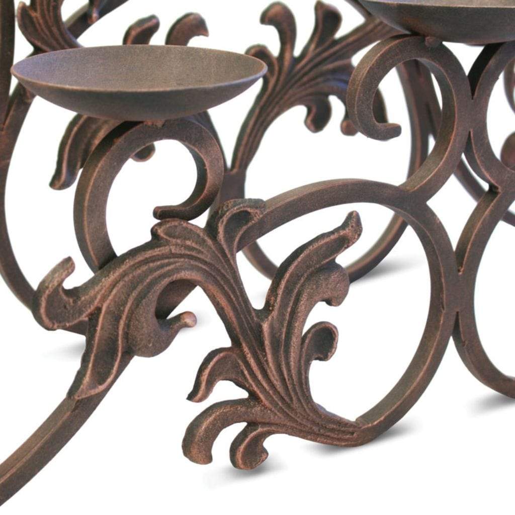 Pilgrim - 30" Distressed Bronze Venice Candelabra